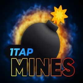 1Tap Mines by Turbo Games, showcased at boom-zinocasino.it – game logo