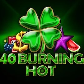 40 Burning Hot logo by Amusnet Interactive at Boomzino Casino