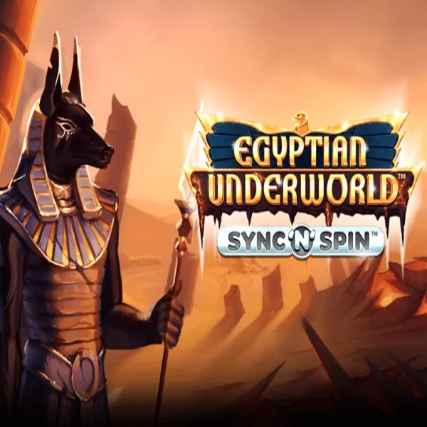Egyptian Underworld slot logo by Greentube at Boomzino Casino