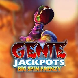 Genie Jackpots: Big Spin Frenzy game by Blueprint Gaming – logo hosted on Boomzino Casino