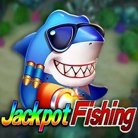 Jackpot Fishing slot logo by TaDa Gaming at Boomzino Casino