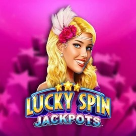 Lucky Spin Jackpots logo by Novomatic at Boomzino Casino